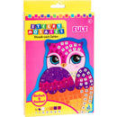 mozaïeken sticky mosaics uil junior paars
