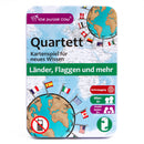 kwartet landen vlaggen en meer 16 x 11 cm papier