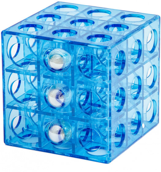 labyrintkubus voor beginners 76 mm blauw