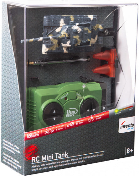 mini-tank junior 11 x 4,3 x 3,3 cm groen 8-delig