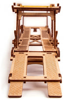 modelbouwset autotrailer hout naturel 229-delig