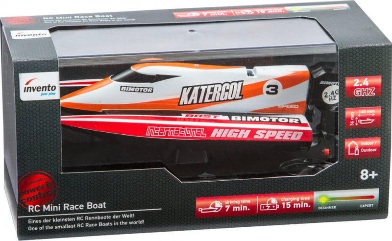 raceboot mini 14 x 5 x 3,5 cm junior rood 4-delig