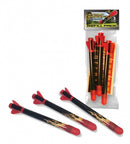 schietpijlen Stomp Rocket jongens foam rood 3-delig