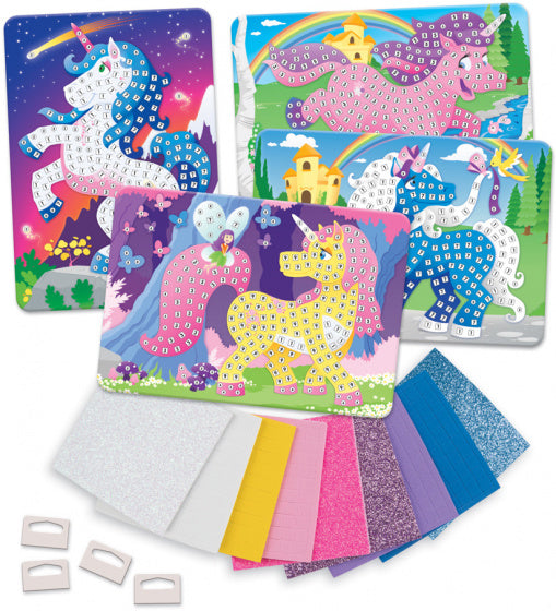 stickerset Glitter Eenhoorn 31,1 x 19,7 x 3,2 cm foam