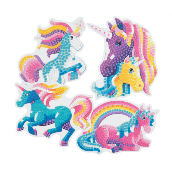 sticky mosaics eenhoorns junior blauw