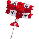 vlieger Red Baron 3D junior polyester rood/wit
