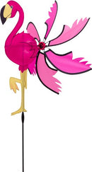windmolen flamingo 96 x 40 cm polyester roze