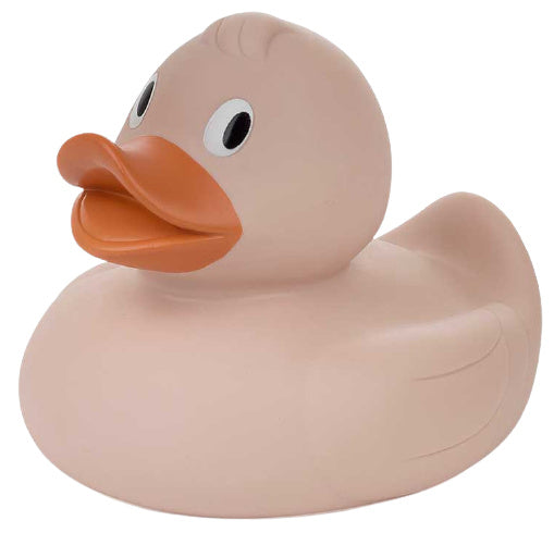 badeend junior 21 x 18 cm vinyl lichtroze