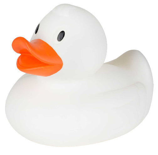 badeend junior 21 x 18 cm vinyl wit