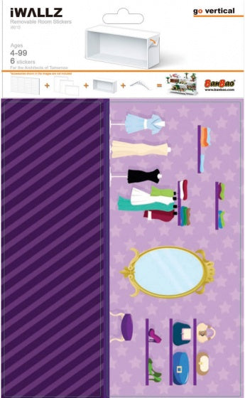 decoratiestickers Pink Boutique 6-delig