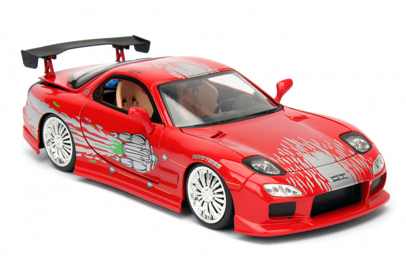 Jada Die-Cast Fast And Furious Dom's Mazda RX-7 1:24
