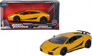 auto Fast & Furious Lamborghini Gallardo 1:24 die-cast geel