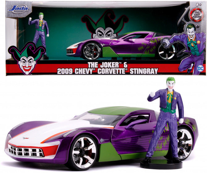 auto Joker 2009 Chevy Corvette Stingray 1:24 die-cast paars