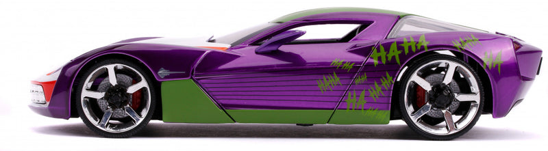 auto Joker 2009 Chevy Corvette Stingray 1:24 die-cast paars