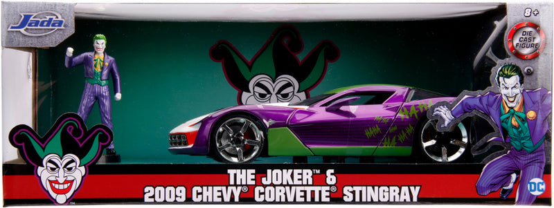 auto Joker 2009 Chevy Corvette Stingray 1:24 die-cast paars