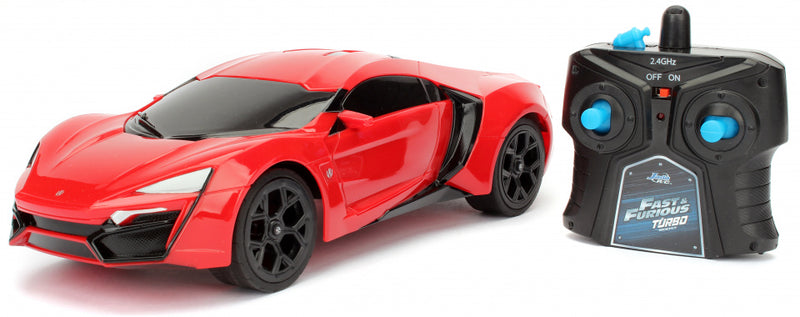 RC auto Fast & Furious Lykan Hypersport 1:16 rood