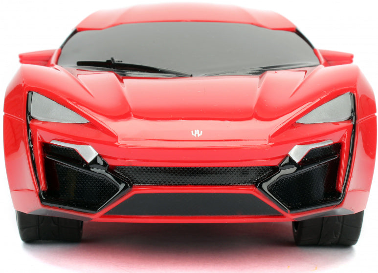 RC auto Fast & Furious Lykan Hypersport 1:16 rood
