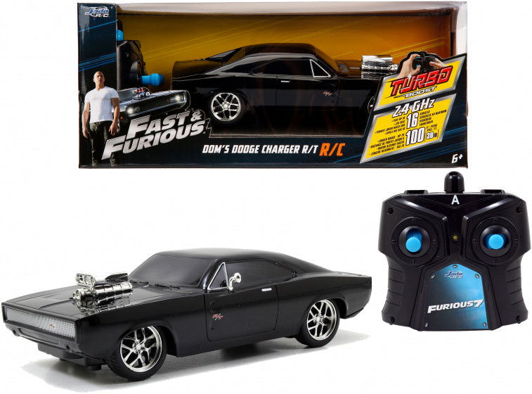 RC auto Fast & Furious 1970 Dodge Charger 1:16 zwart