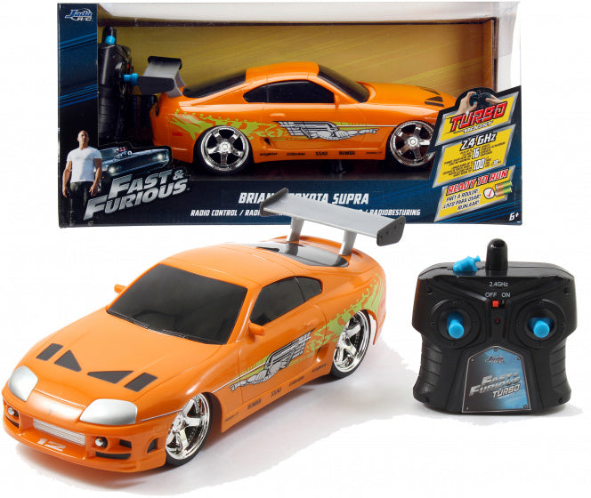 RC auto Fast & Furious Toyota Supra 1:16 oranje