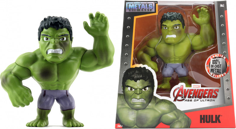 speelfiguur Marvel Hulk 15 cm die-cast groen/paars
