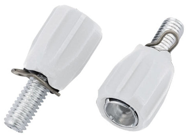 stelboutjes voor achterderailleur M5 wit zakje 10 pcs