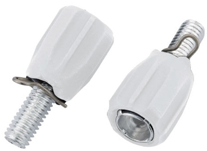 stelboutjes voor achterderailleur M5 wit zakje 10 pcs