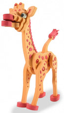 3D puzzelset Dieren junior schuim oranje/zwart 351-delig