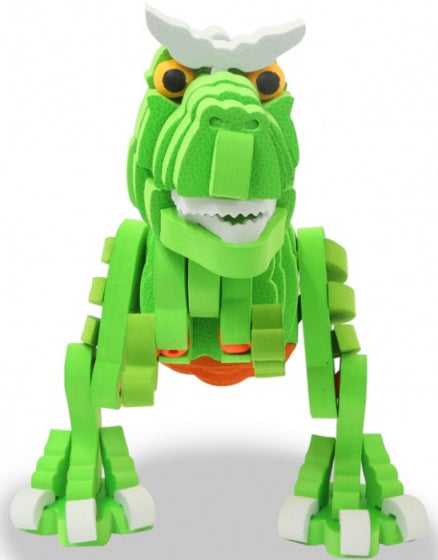 3D puzzelset Dino junior schuim groen 201-delig