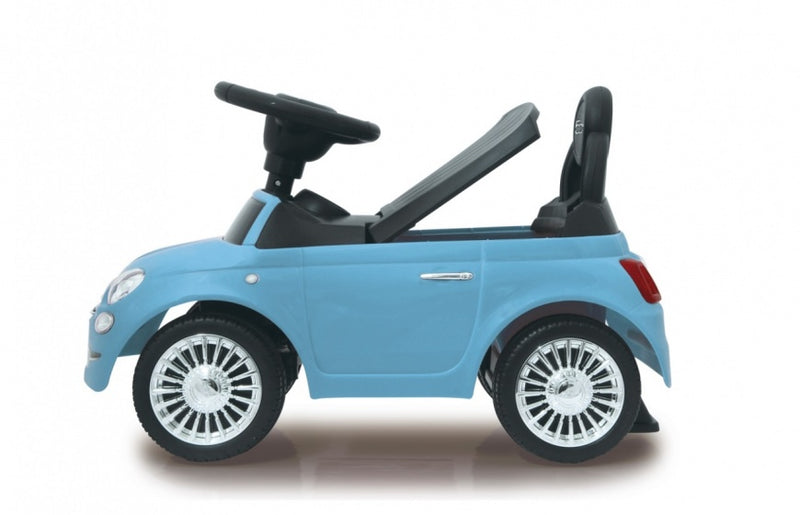 loopauto Fiat500 60 x 27,5 x 38 cm blauw