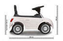 loopauto Fiat500 60 x 27,5 x 38 cm wit