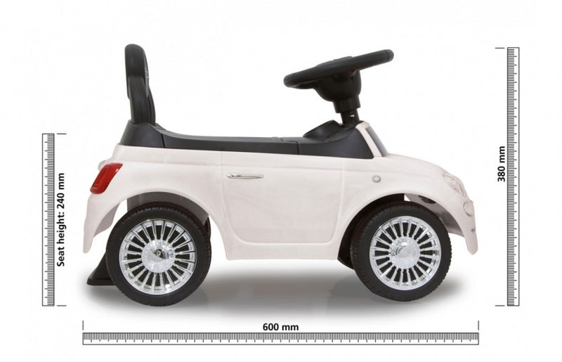 loopauto Fiat500 60 x 27,5 x 38 cm wit