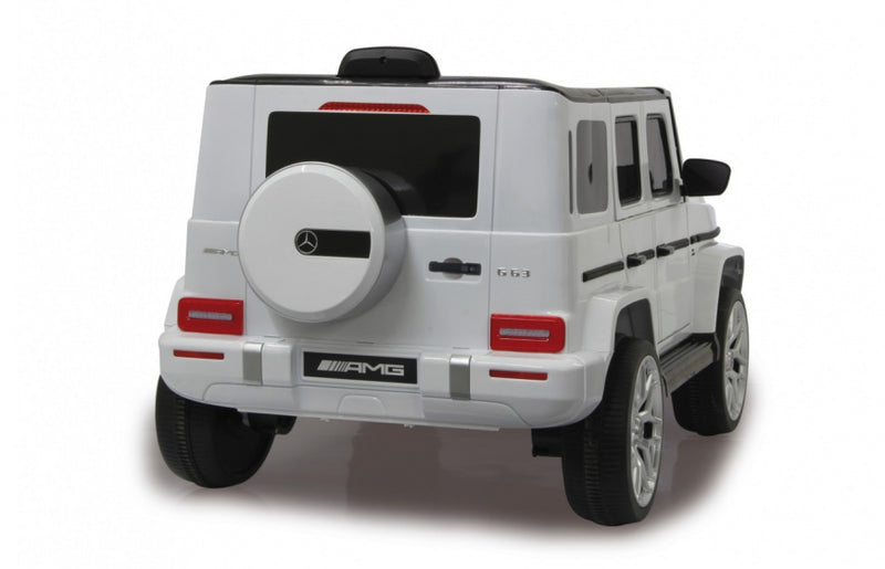 elektrische kinderauto Mercedes AMG G 63 12V zilver