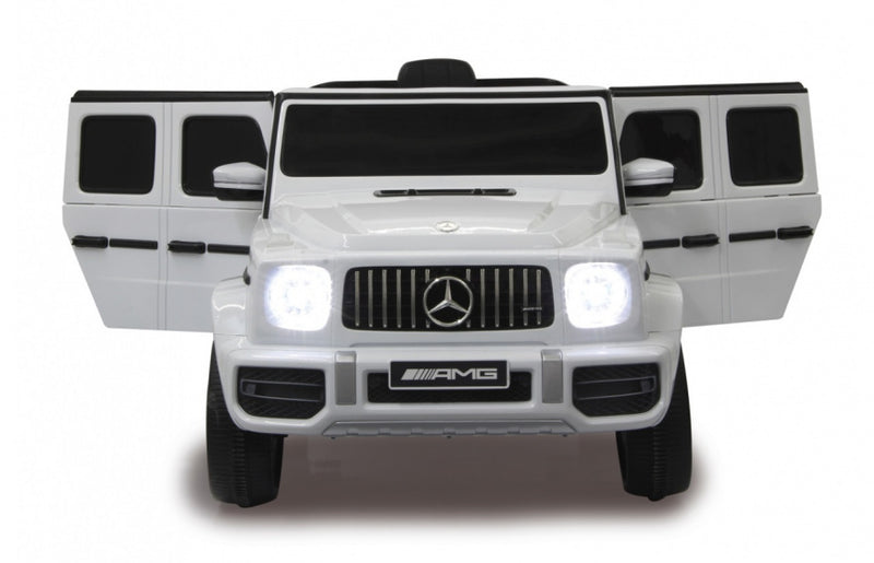 elektrische kinderauto Mercedes AMG G 63 12V zilver