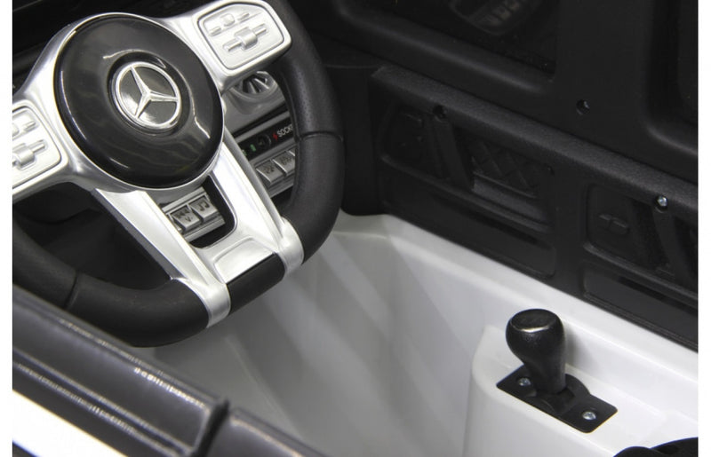 elektrische kinderauto Mercedes AMG G 63 12V zilver