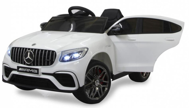 elektrische kinderauto Mercedes AMG GLC 63 12V wit