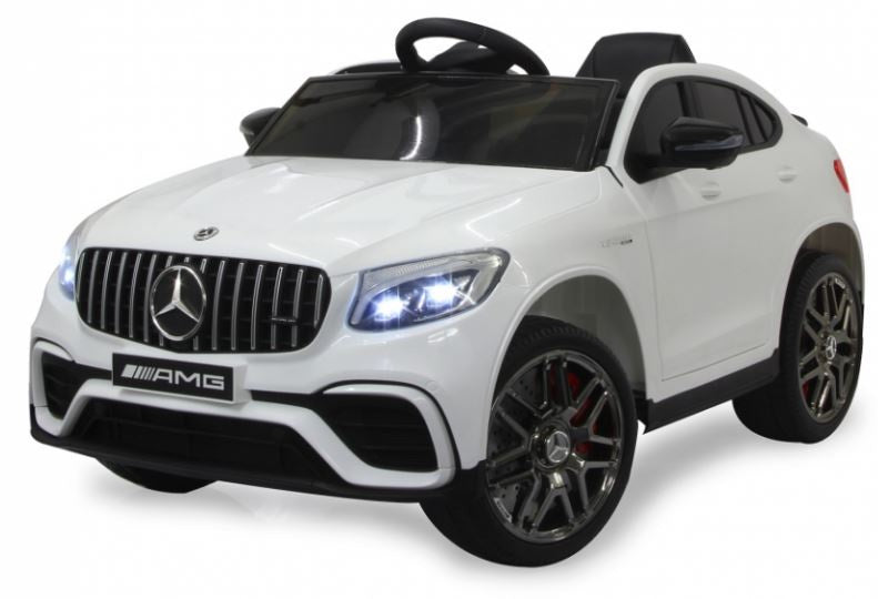 elektrische kinderauto Mercedes AMG GLC 63 12V wit