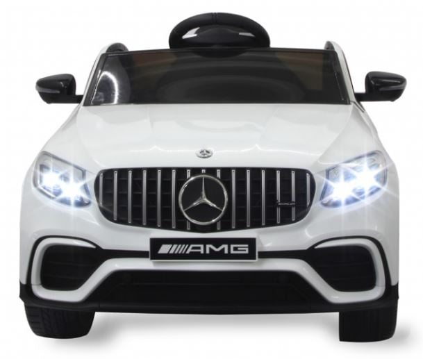 elektrische kinderauto Mercedes AMG GLC 63 12V wit