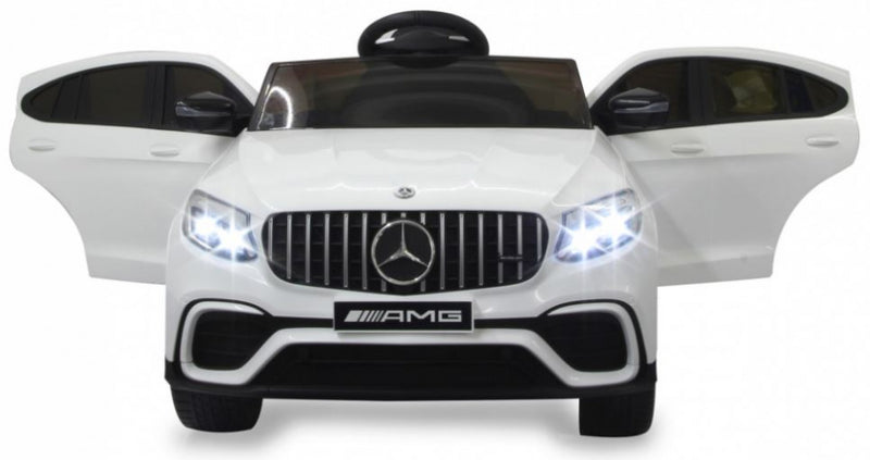 elektrische kinderauto Mercedes AMG GLC 63 12V wit