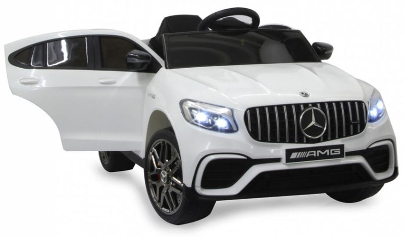 elektrische kinderauto Mercedes AMG GLC 63 12V wit