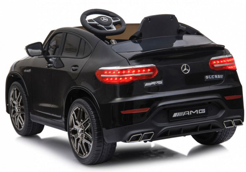 elektrische kinderauto Mercedes AMG GLC 63 12V zwart