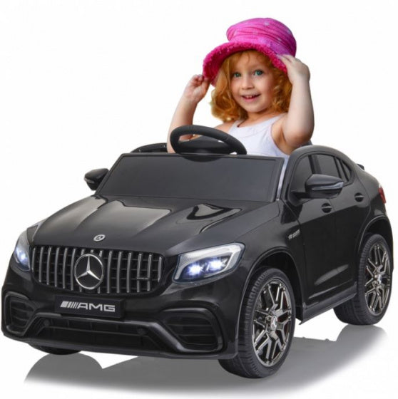 elektrische kinderauto Mercedes AMG GLC 63 12V zwart