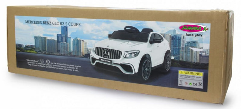 elektrische kinderauto Mercedes AMG GLC 63 12V zwart