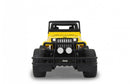 auto Jeep Wrangler RC jongens 1:12 geel/zwart 2-delig