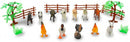 boerderijdieren speelset 8,9 cm 12-delig