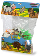 boerderijdieren speelset 8,9 cm 12-delig