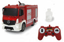 brandweerwagen RC Mercedes-Benz Antos 29 cm 1:26 rood
