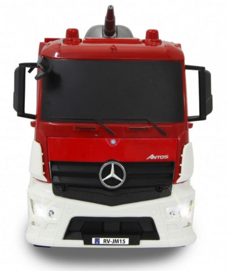 brandweerwagen RC Mercedes-Benz Antos 29 cm 1:26 rood