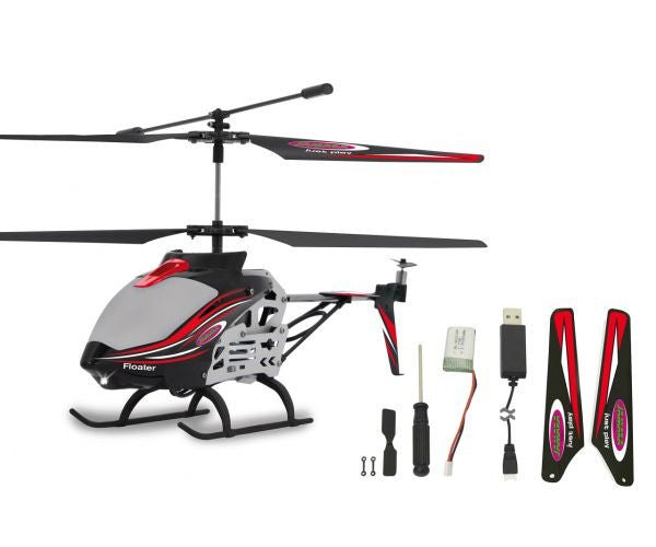 Helicopter 2,4 GHz zwart/rood 25x29x15 cm