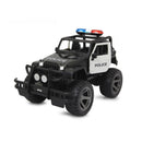 politiewagen RC Jeep Wrangler 34 x 20 cm 1:12 zwart