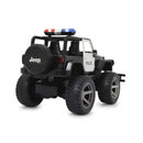 politiewagen RC Jeep Wrangler 34 x 20 cm 1:12 zwart